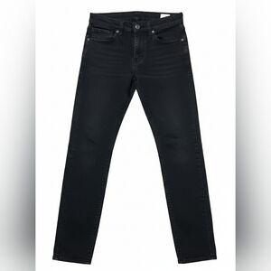 Signature by Levi Strauss Men's Dark Gray Straight Jeans